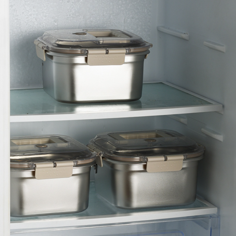 Multifunktion-Set: Fritteuse mit Frischhaltedose-Funktion (abnehmbarer Griff + Deckel)