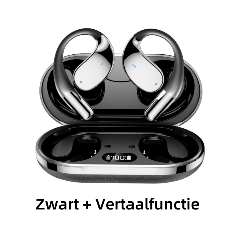 Kabellose Open-Ear-Kopfhörer mit LED-Anzeige