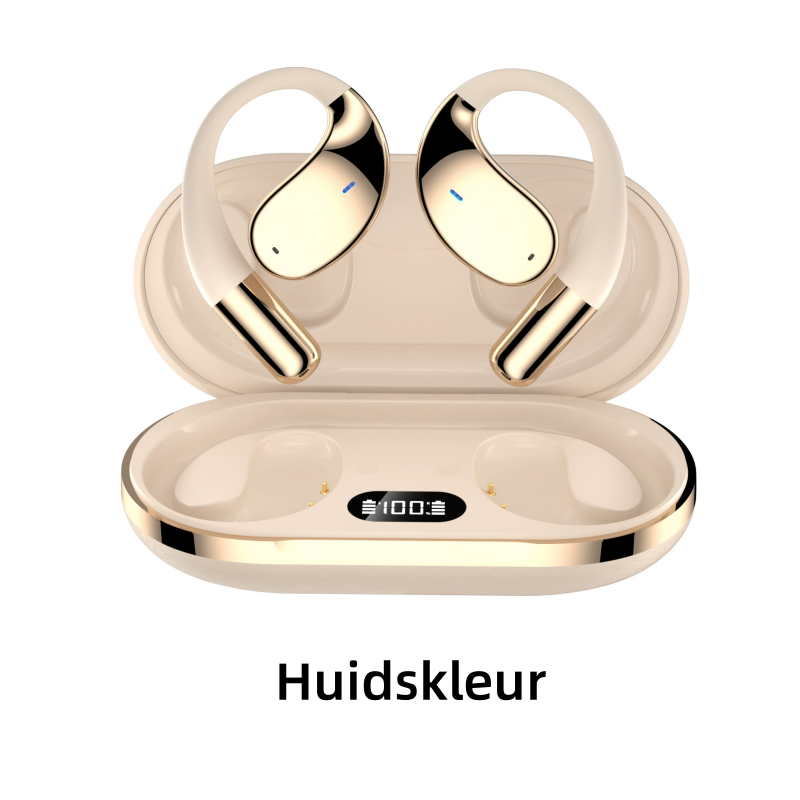 Kabellose Open-Ear-Kopfhörer mit LED-Anzeige