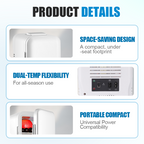 Tragbarer kompakter Kühlschrank