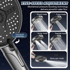 🔥 Heißer Verkauf 🔥 5-in-1 Multifunktions-Hochdruck-Handbrause 🚿💦
