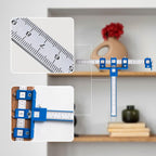 Verstellbare Vorrichtung für Schrankbeschläge für die Holzbearbeitung