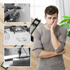 Verstellbare Vorrichtung für Schrankbeschläge für die Holzbearbeitung