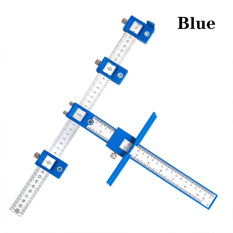 Verstellbare Vorrichtung für Schrankbeschläge für die Holzbearbeitung