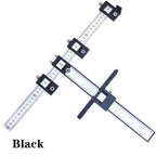 Verstellbare Vorrichtung für Schrankbeschläge für die Holzbearbeitung