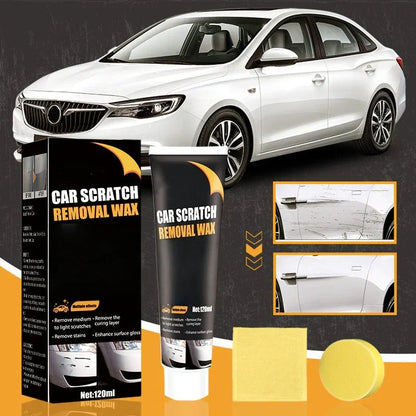 Reparaturpaste für Autokratzer, Polierwachs für Autolack