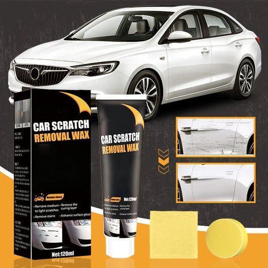 Reparaturpaste für Autokratzer, Polierwachs für Autolack