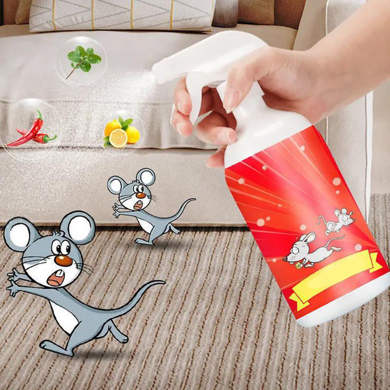 Abgefülltes Rattenabwehrmittel mit ätherischem Kräuteröl