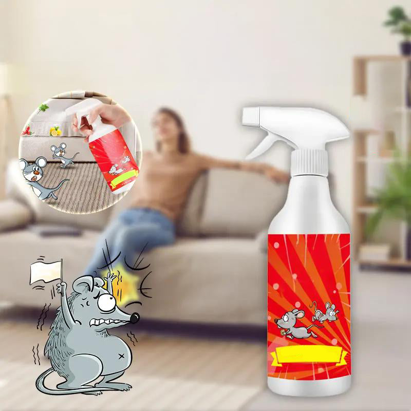 Abgefülltes Rattenabwehrmittel mit ätherischem Kräuteröl