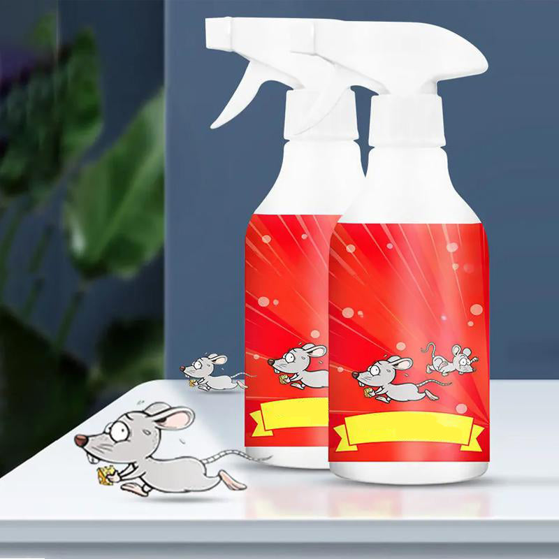 Abgefülltes Rattenabwehrmittel mit ätherischem Kräuteröl