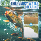 500g Premium Teichpflege-Pulver | Wasserklärer & Algenkontrolle 🐟🌊🔬