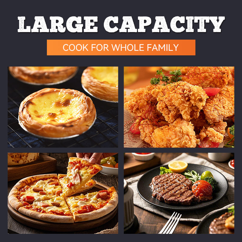 🔥2025 TOP ANGEBOT🍳🍗 Multifunktionale Heißluftfritteuse mit Sichtfenster & Touchscreen | Kostenloser Versand✈️