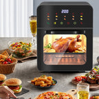 🔥2025 TOP ANGEBOT🍳🍗 Multifunktionale Heißluftfritteuse mit Sichtfenster & Touchscreen | Kostenloser Versand✈️