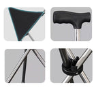 🔥2-in-1 Gehstock mit Klappstuhl