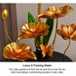 Luxuriöses kreatives Lotus-Fischglas-Ornament