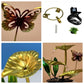 Luxuriöses kreatives Lotus-Fischglas-Ornament