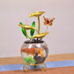 Luxuriöses kreatives Lotus-Fischglas-Ornament