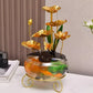 Luxuriöses kreatives Lotus-Fischglas-Ornament