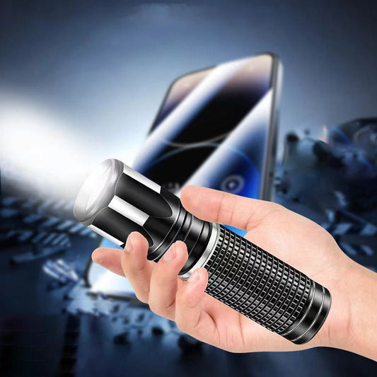 Wiederaufladbare Mini-LED-Taschenlampe mit hoher Leuchtkraft