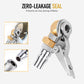 ⏳Begrenzte Zeit 50% Rabatt💥1/4 Zoll NPT Clip-On Luftspannfutter mit geschlossener Kugel