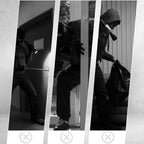 Bewegungsmelder-Infrarotalarm mit zwei Fernbedienungen