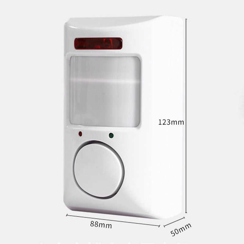Bewegungsmelder-Infrarotalarm mit zwei Fernbedienungen