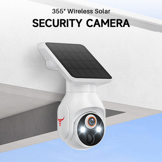 Solar Überwachungskamera Außen 360 Grad Kabellos APP