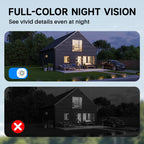 Solar Überwachungskamera Außen 360 Grad Kabellos APP
