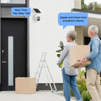 Solar Überwachungskamera Außen 360 Grad Kabellos APP