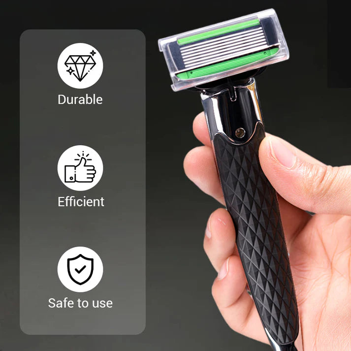 Manueller Mehrklingen-Systemrasierer für Herren