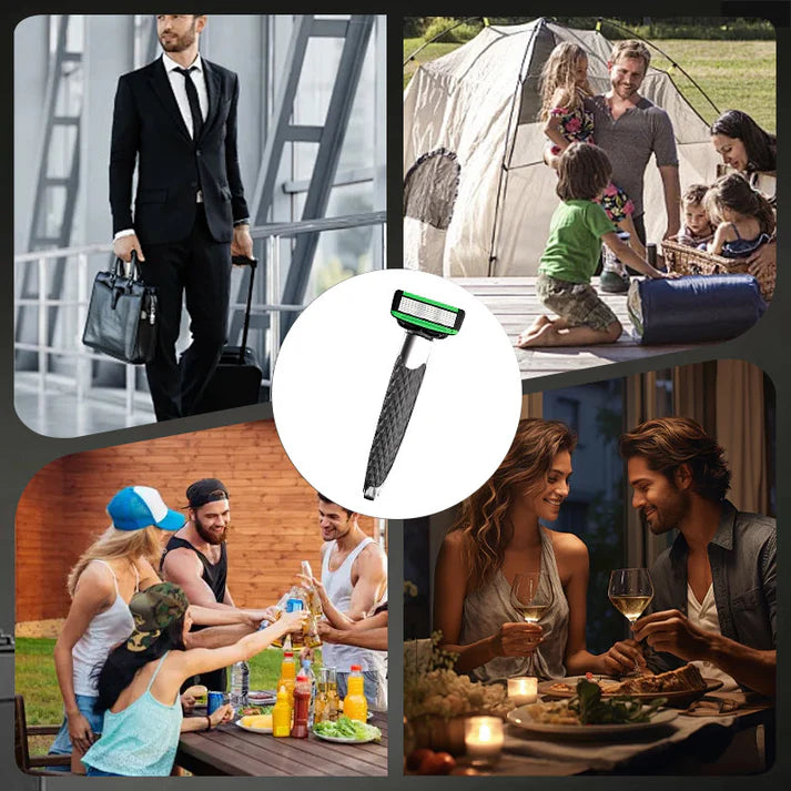 Manueller Mehrklingen-Systemrasierer für Herren