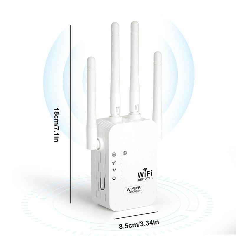 🎁Letzter Tag: 49 % Rabatt! 🔥 2025 WLAN-Verstärker – 1200 Mbit/s, Dualband (5 GHz / 2,4 GHz) 📶 Maximale Signalverstärkung – stabile Verbindung im ganzen Haus!