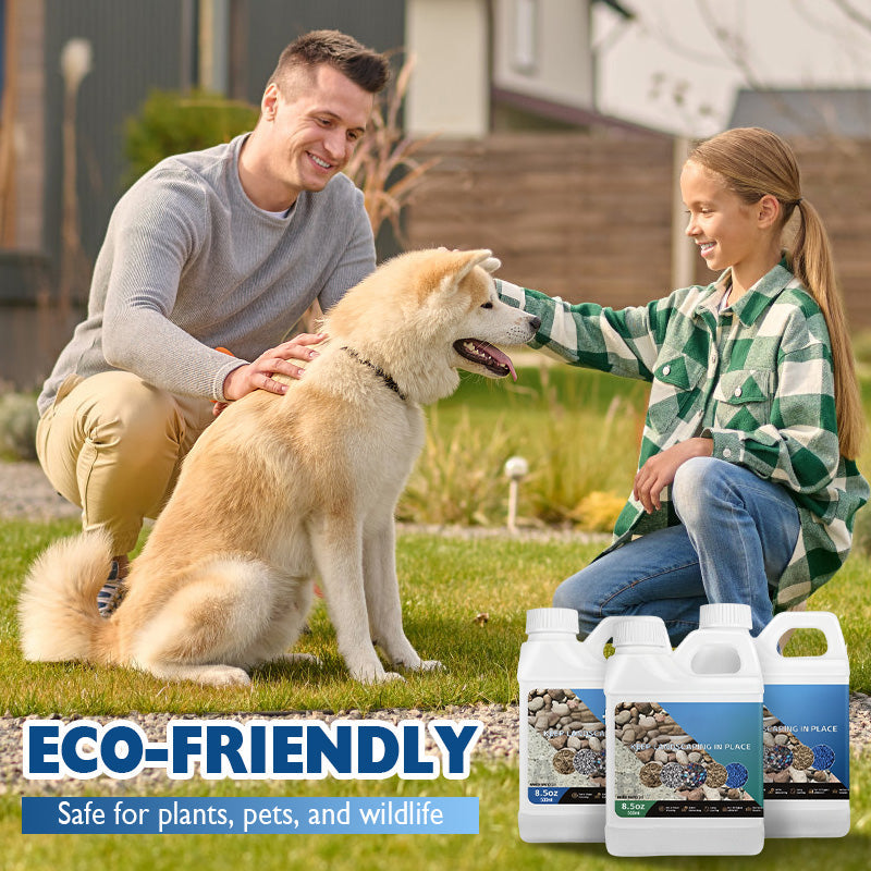 Klarer Steinkleber für die Landschaftsgestaltung