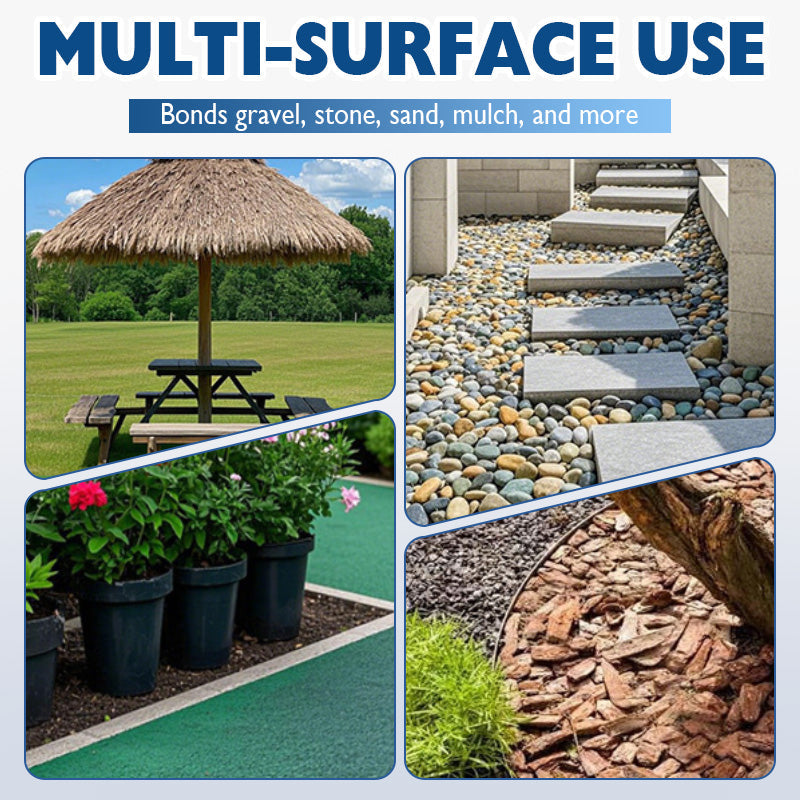 Klarer Steinkleber für die Landschaftsgestaltung