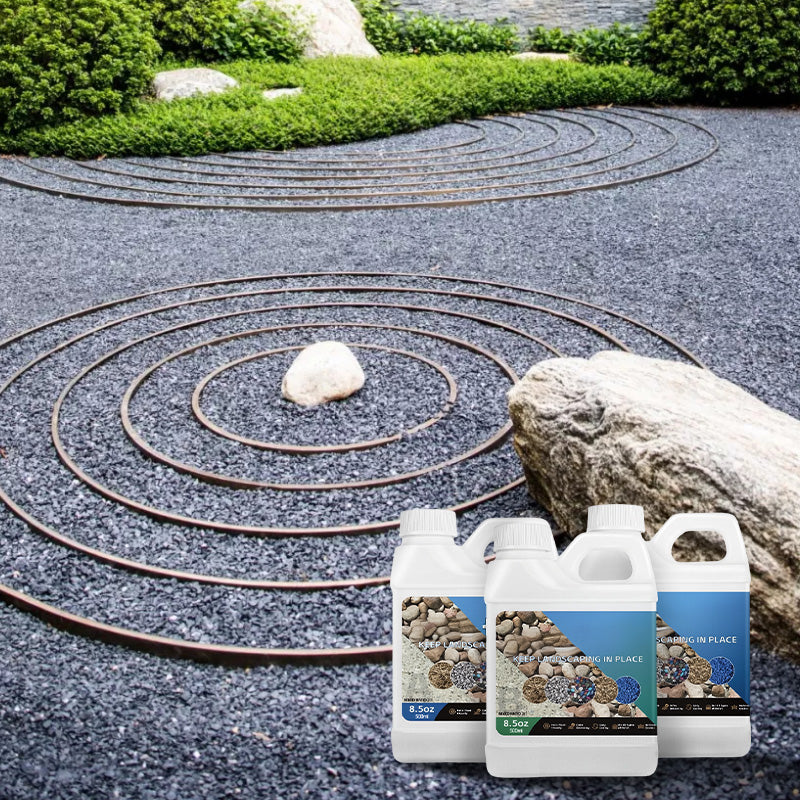 Klarer Steinkleber für die Landschaftsgestaltung