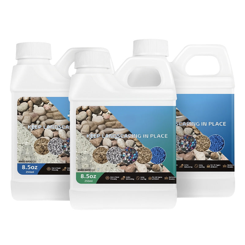 Klarer Steinkleber für die Landschaftsgestaltung