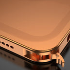 Metallrahmen-iPhone-Hülle mit Wärmeableitung und Seepferdchen-Schnallen-Design