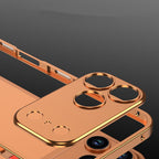 Metallrahmen-iPhone-Hülle mit Wärmeableitung und Seepferdchen-Schnallen-Design