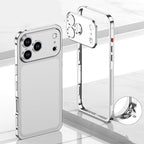Metallrahmen-iPhone-Hülle mit Wärmeableitung und Seepferdchen-Schnallen-Design