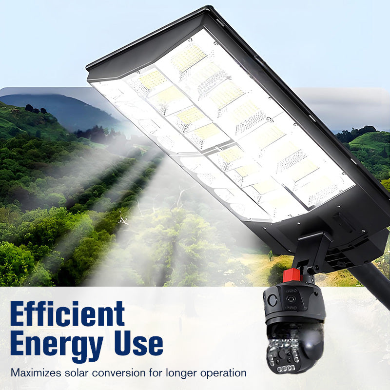 Intelligente Solarstraßenlaterne mit Bewegungssensor