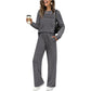 👚 50% RABATT! 🧘‍♀️ Loungeset für Damen (Top & Hose) – Superweicher Stoff, Bequemer Relax-Fit & Perfekt für Zuhause ✨