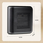 800-W-Wandheizgerät mit einstellbarem Thermostat und Zeitschaltuhr