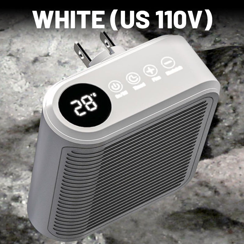 800-W-Wandheizgerät mit einstellbarem Thermostat und Zeitschaltuhr