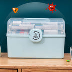 Mehrstöckige Medikamentenbox mit großem Fassungsvermögen für den Haushalt