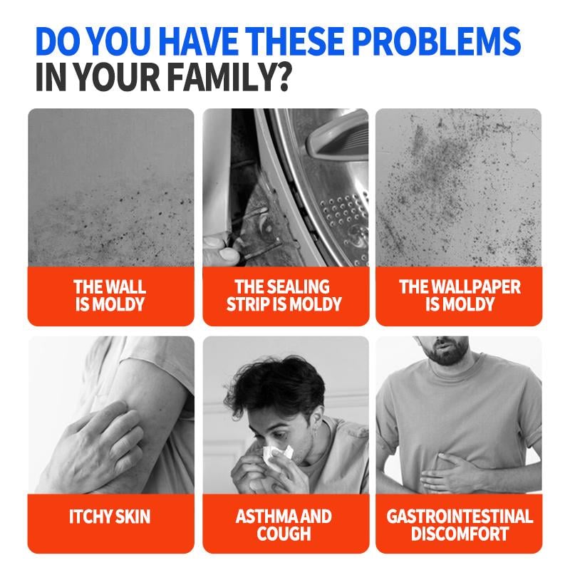 🔥AKTION 50 % RABATT –🏡Hochwirksames Spray zur Schimmelentfernung