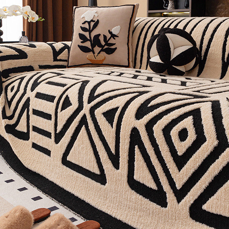 Plüsch Sofaüberwurf 2025 – Dicke, rutschfeste Sofadecke für gemütliche Herbst- und Wintertage