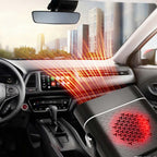 🔥 50% RABATT JETZT! ✨ 2-in-1 Tragbare Autheizung - 360° Drehung & Doppelspannung (12V/24V) für Schnelles Entfrosten und Heizen 🚗❄️