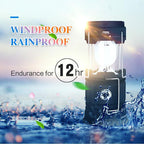 3-in-1-Campinglaterne mit LED-Flamme