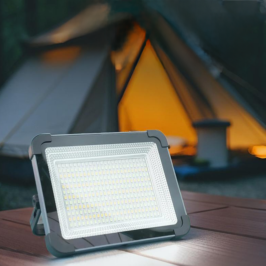 🔥Heißer Verkauf🔥Tragbares und multifunktionales solarbetriebenes LED-Flutlicht💡