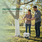 Lang anhaltender Weißanstrich für Bäume